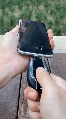 Tragbares Notfall-Telefonladegerät mit Schlüsselanhänger und Powerbank