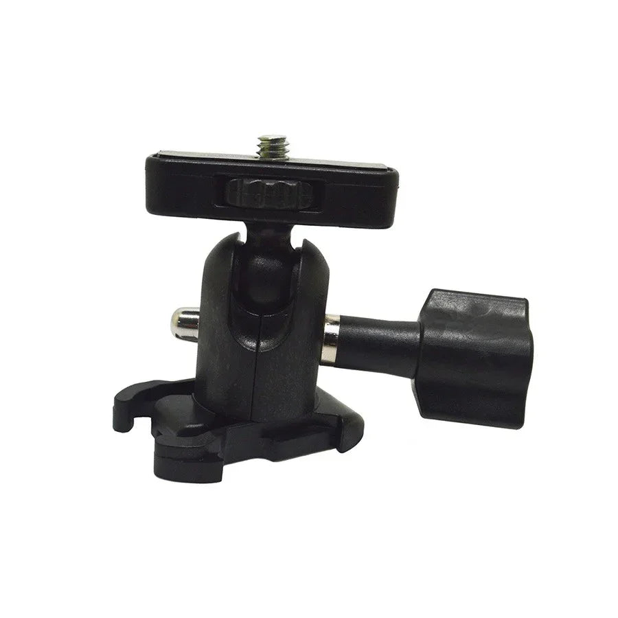 Adapter GoPro Quick Release till 1/4" skruv med ställbart kulledshuvud