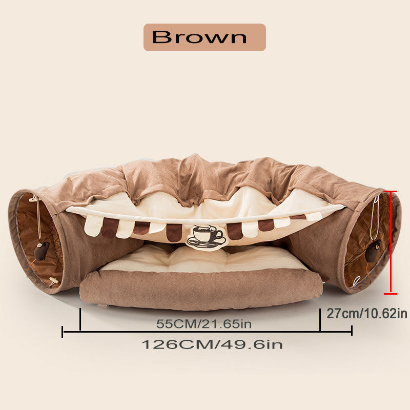 Tunnelspielzeug für Haustierkatzen, interaktives Spielzeug