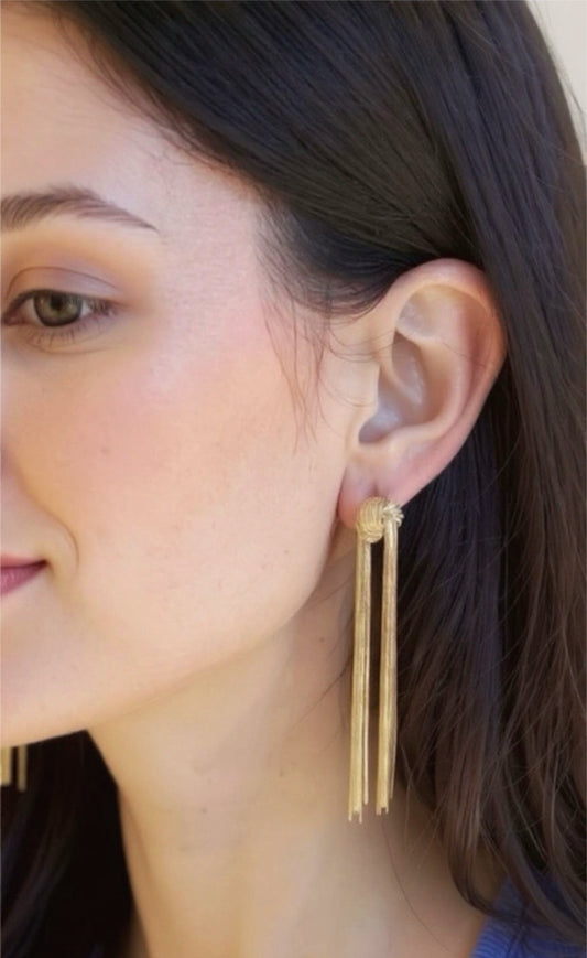 The Victoria earrings gold