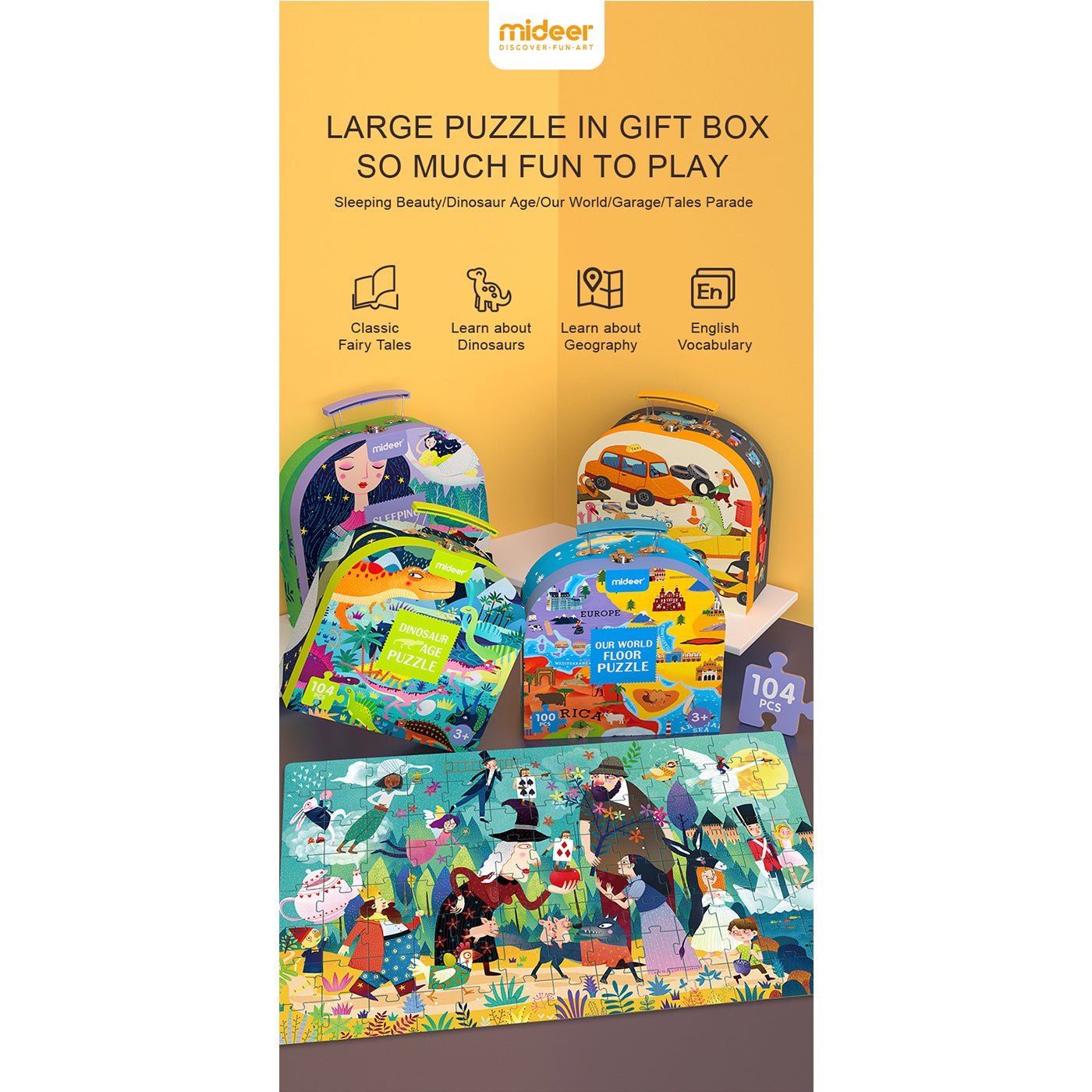 Busy Garage 104pcs Puzzle Gift Box-4