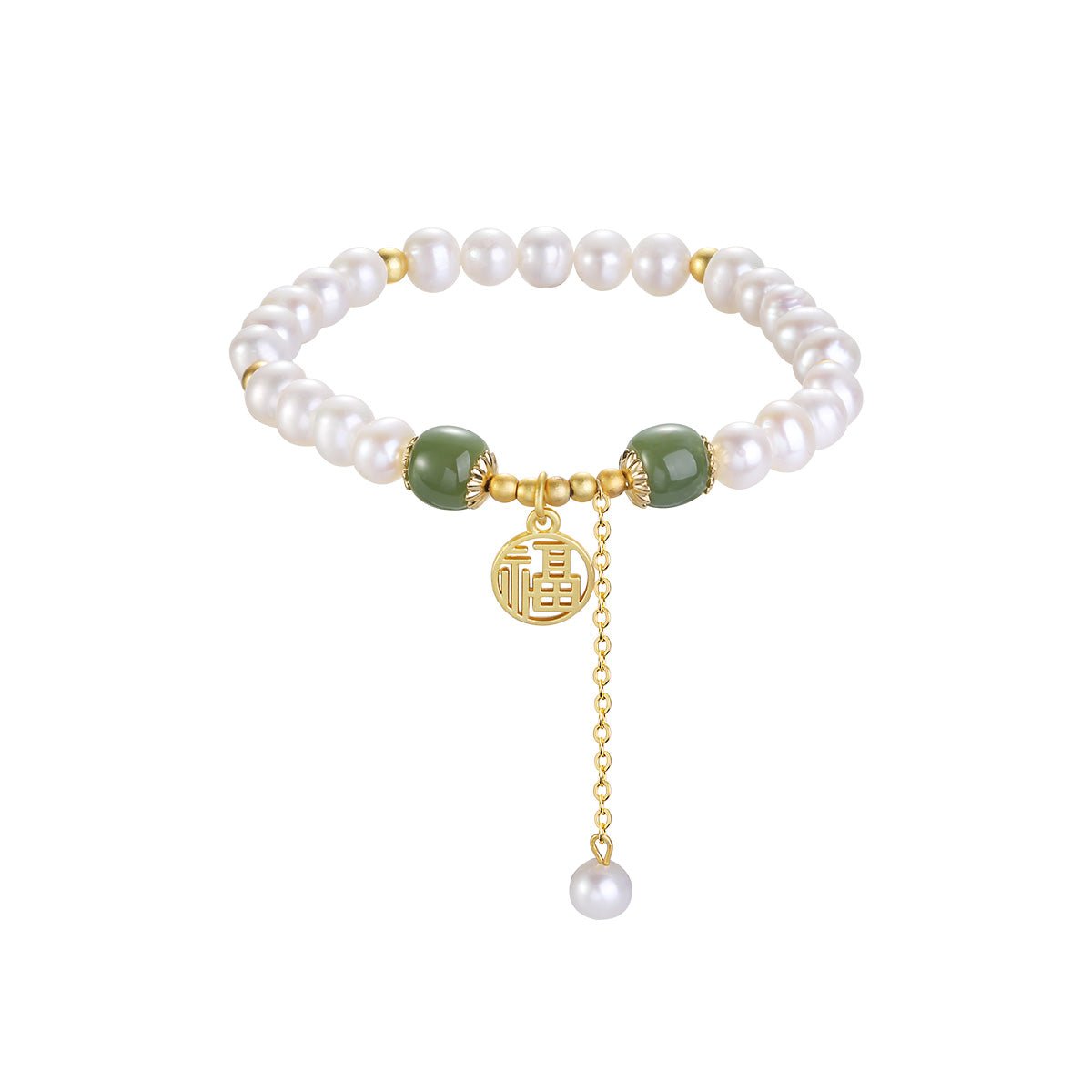 Coming Fortune Pearl Gold Bracelet-0