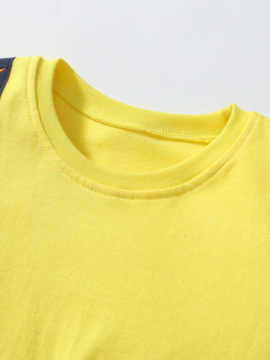 Sommer Mädchen Enten Cartoon T-Shirt und Hose 2-teiliges Set