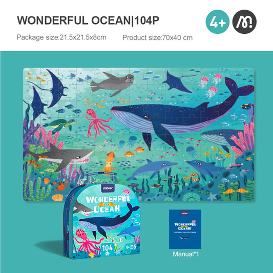Wonderful Ocean 104pcs Puzzle Gift Box-1