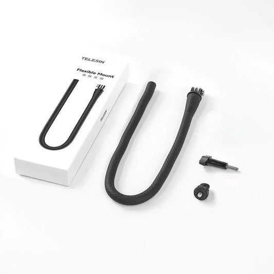 Telesin Flexible Mount - Flexibelt Svanhalsfäste 1/4" till GoPro