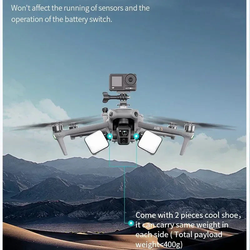 Fäste / hållare för kamera / tillbehör till DJI Air 3 / Air 3S - Multifunktion