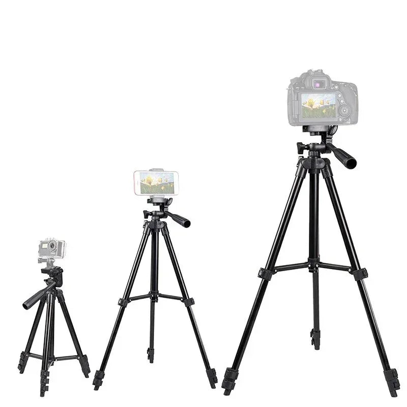 Tripod / kamerastativ 360° Light + mobilhållare - Aluminium 370-1020mm