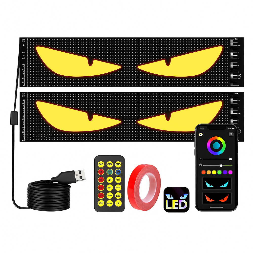 Dynamische Big Eye-Leuchten für die Windschutzscheibe