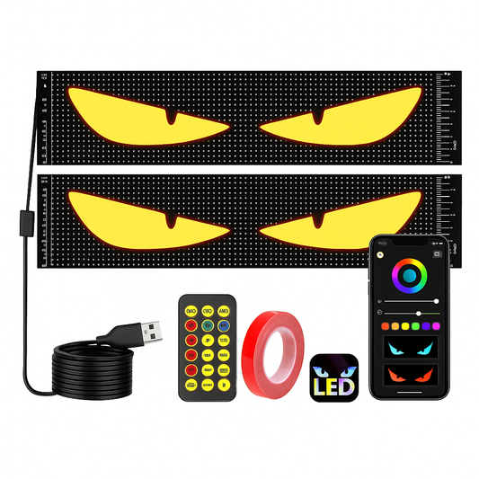 Dynamische Big Eye-Leuchten für die Windschutzscheibe