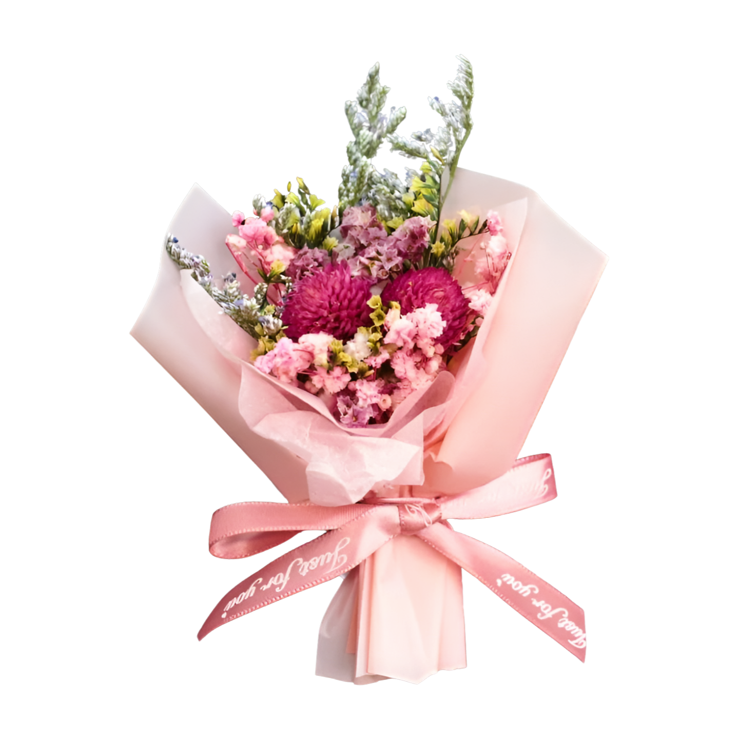 Trockenblumenstrauß für die Autolüftung