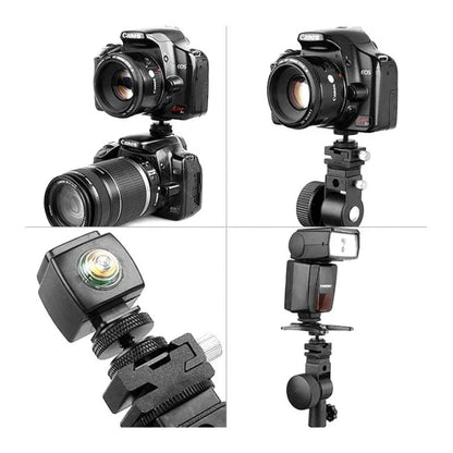 Adapter blixtsko till 1/4" skruv, Cold Shoe - Aluminium