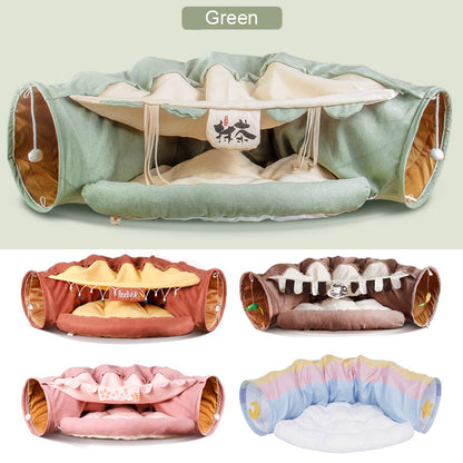 Tunnelspielzeug für Haustierkatzen, interaktives Spielzeug