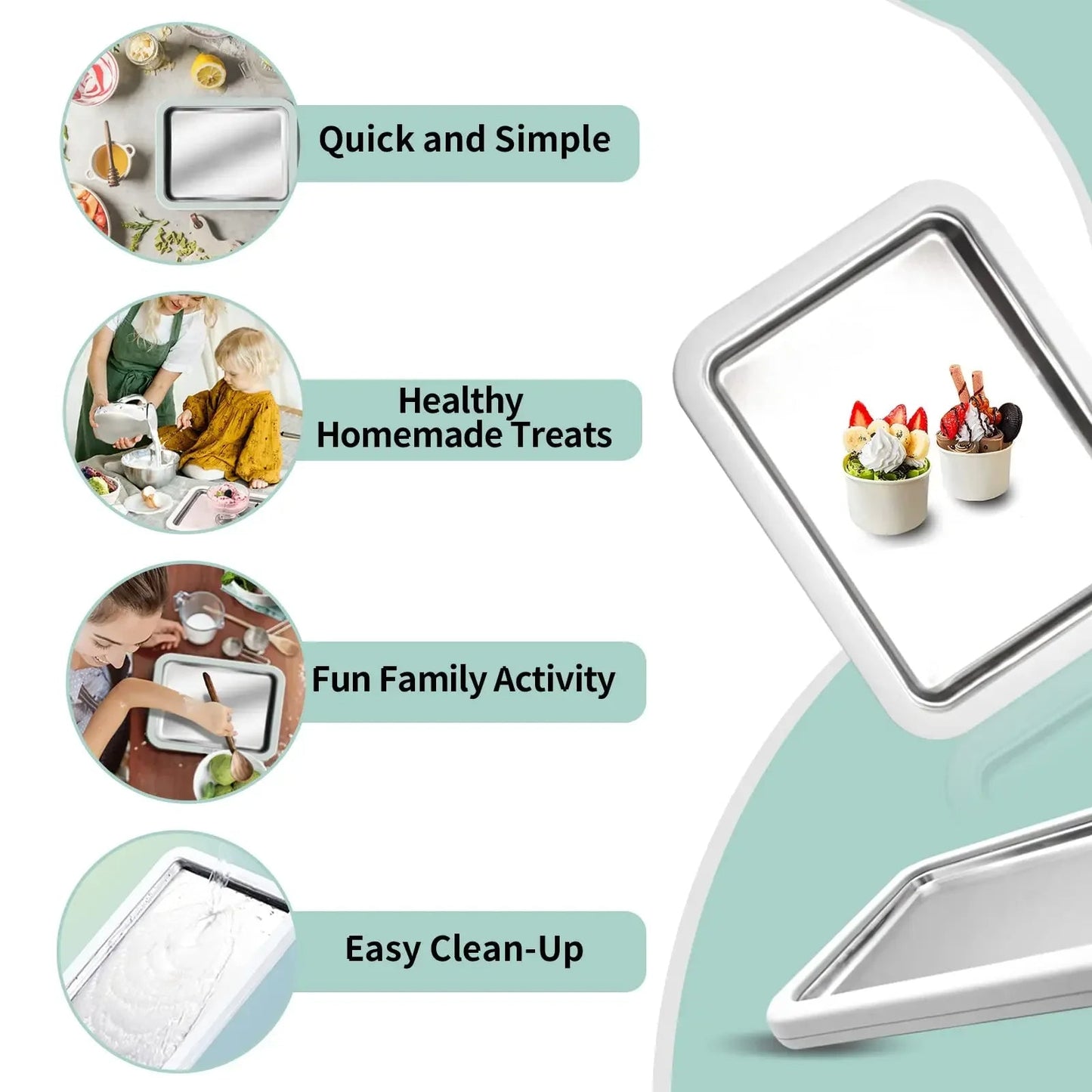 Pfanne für die Eismaschine