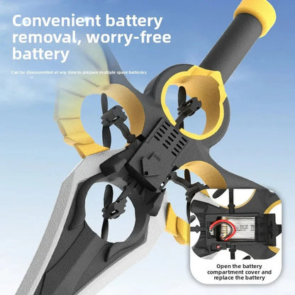 Fliegende Schwertdrohne