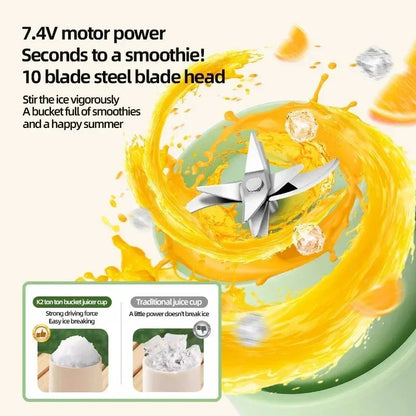 Tragbarer Fruchtsaftbecher