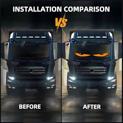 Dynamische Big Eye-Leuchten für die Windschutzscheibe