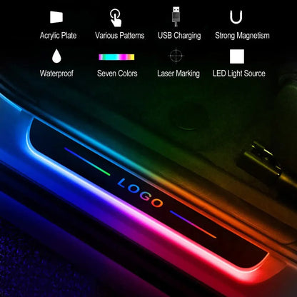 LED Autotürleuchte Personalisiert