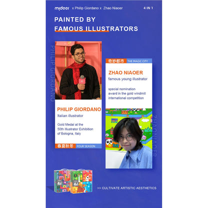 4 In 1 Fairy Tales Puzzle Set 329pcs-4