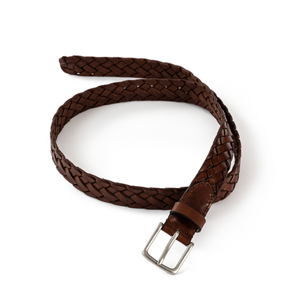 KÄRRADAL Braided Belt 30mm Midbrown