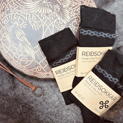 Reidsokkar Mjölnir Jodhpur Svart