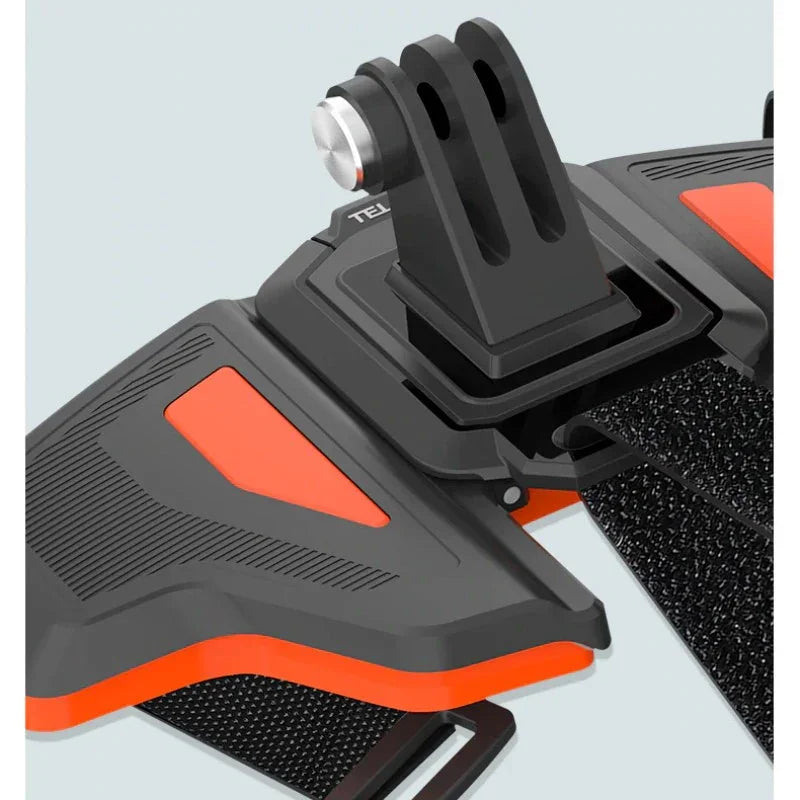 Telesin Fäste för hjälm vid haka - GoPro-fäste - Vikbar