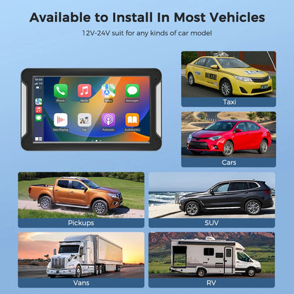 Universelles 7-Zoll-Auto-Spielsystem