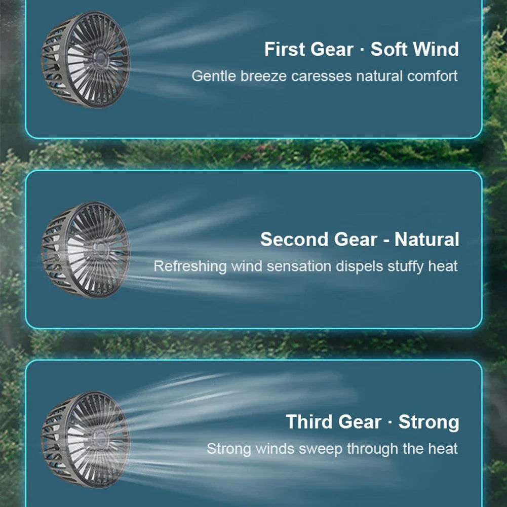 Doppelkopf-Ventilator für Autositze