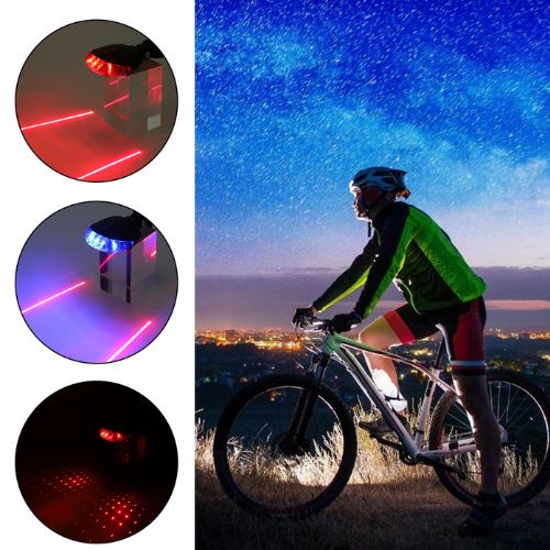 Fahrrad-Laser-Rücklicht