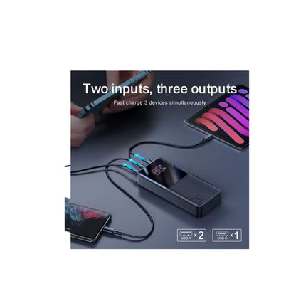 Powerbank 10000 mAh – Kompakt laddare för resor, vardag & nödlägen