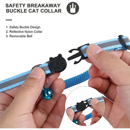 Reflektierendes Katzenhalsband mit Apple AirTag-Halter