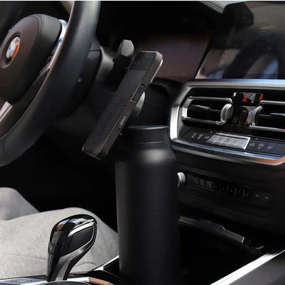 Wasserflasche mit MagSafe-Telefonhalterung