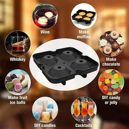 Silikon-Eiskugelform