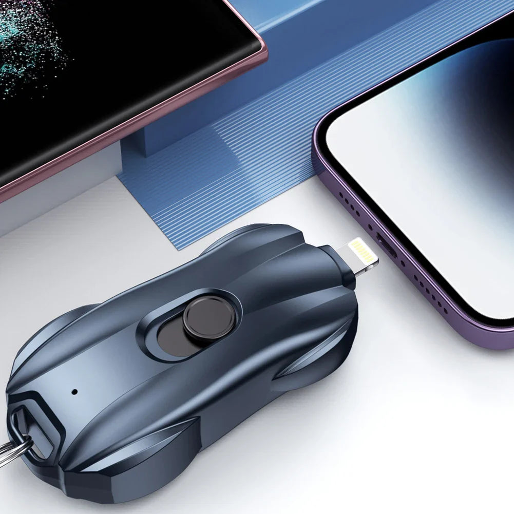 Tragbares Notfall-Telefonladegerät mit Schlüsselanhänger und Powerbank