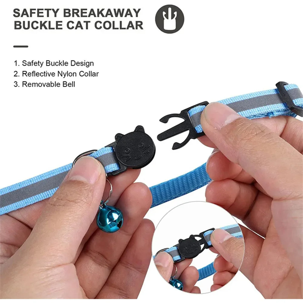 Reflektierendes Katzenhalsband mit Apple AirTag-Halter