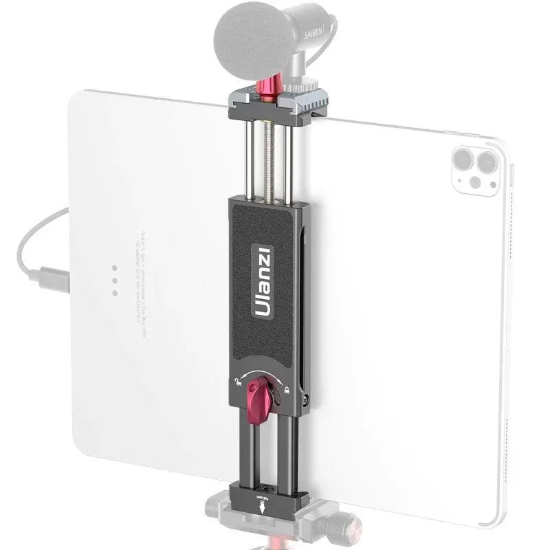 Ulanzi U-Pad III Tablet Clamp Fäste - hållare Padda till 1/4" skruv - Aluminium