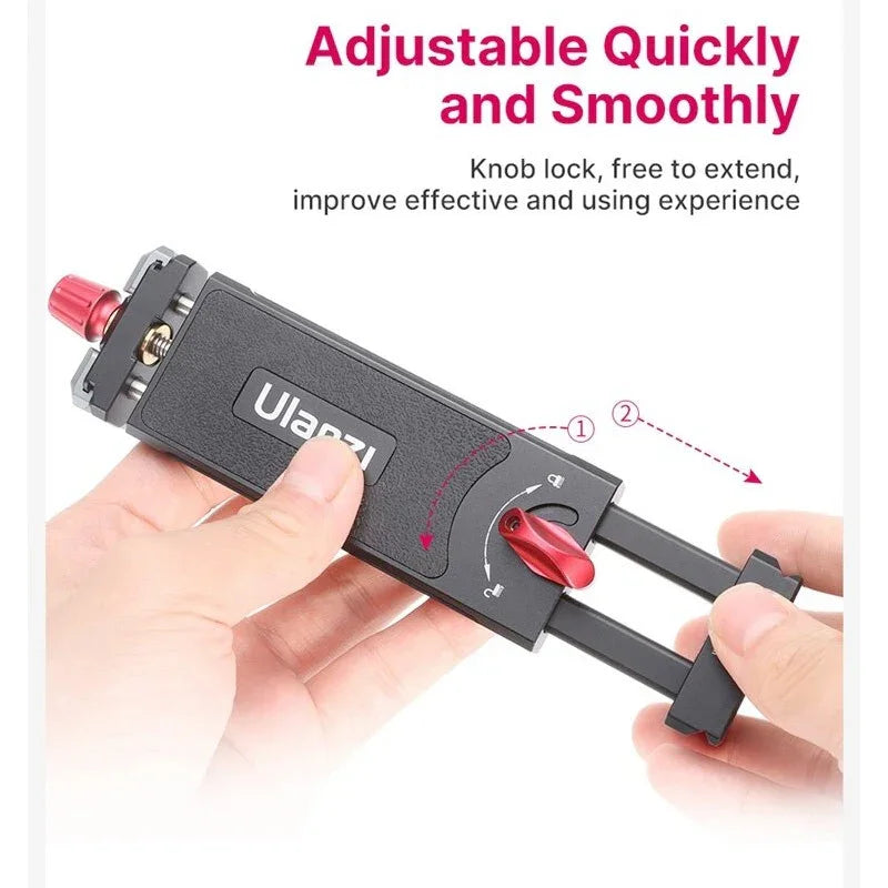 Ulanzi U-Pad III Tablet Clamp Fäste - hållare Padda till 1/4" skruv - Aluminium