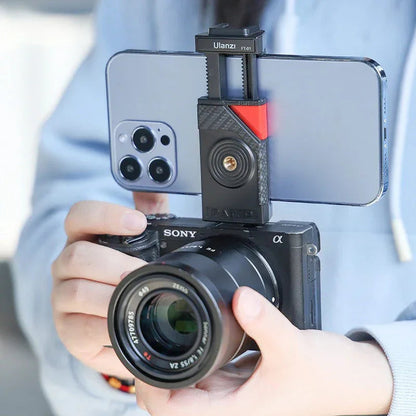 Ulanzi FT-01 Tripod flexibelt 360 grader kulledshuvud 1/4" skruv / Mobilhållare / Tillbehörssko - Bläckfisk