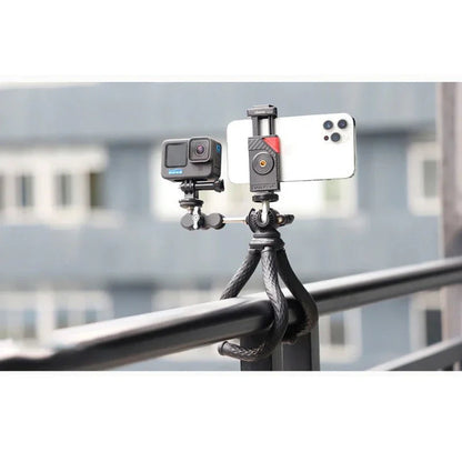 Ulanzi FT-01 Tripod flexibelt 360 grader kulledshuvud 1/4" skruv / Mobilhållare / Tillbehörssko - Bläckfisk