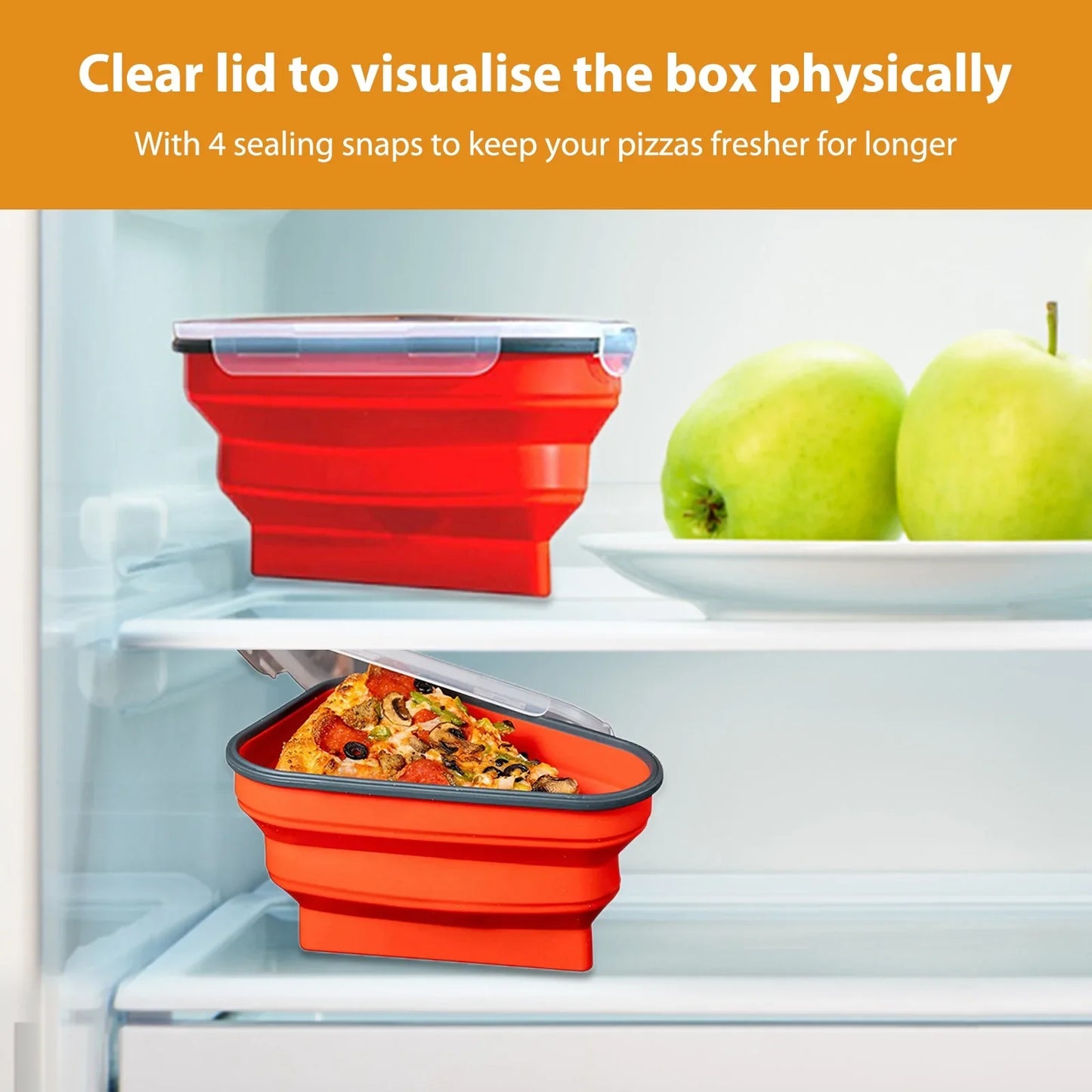 Wiederverwendbare Pizzapackungsbox aus Silikon