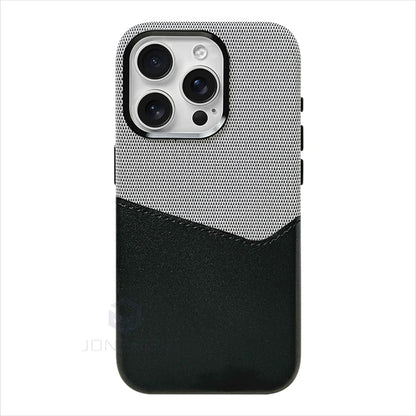 Magnetic Leather Card Holder Case for iPhone