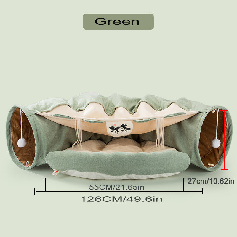 Tunnelspielzeug für Haustierkatzen, interaktives Spielzeug