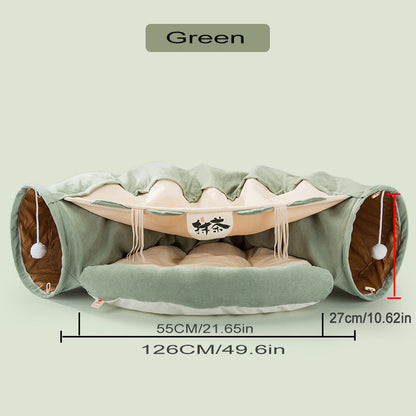 Tunnelspielzeug für Haustierkatzen, interaktives Spielzeug