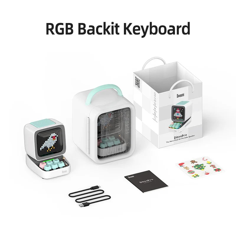 Retro Pixel Art Lautsprecher