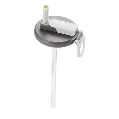 Sodadeckel mit Strohhalm