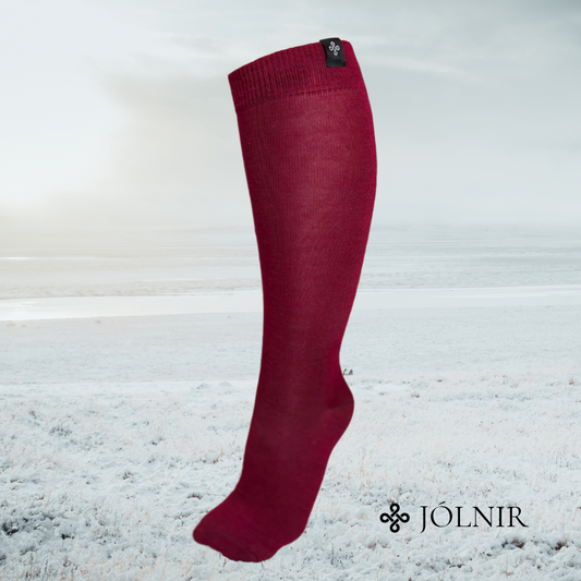 Reidsokkar Allround Jólnir Röd 75% Merinoull