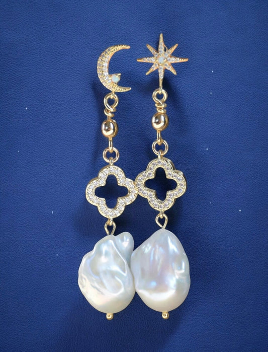 Star sky baroque pearls 