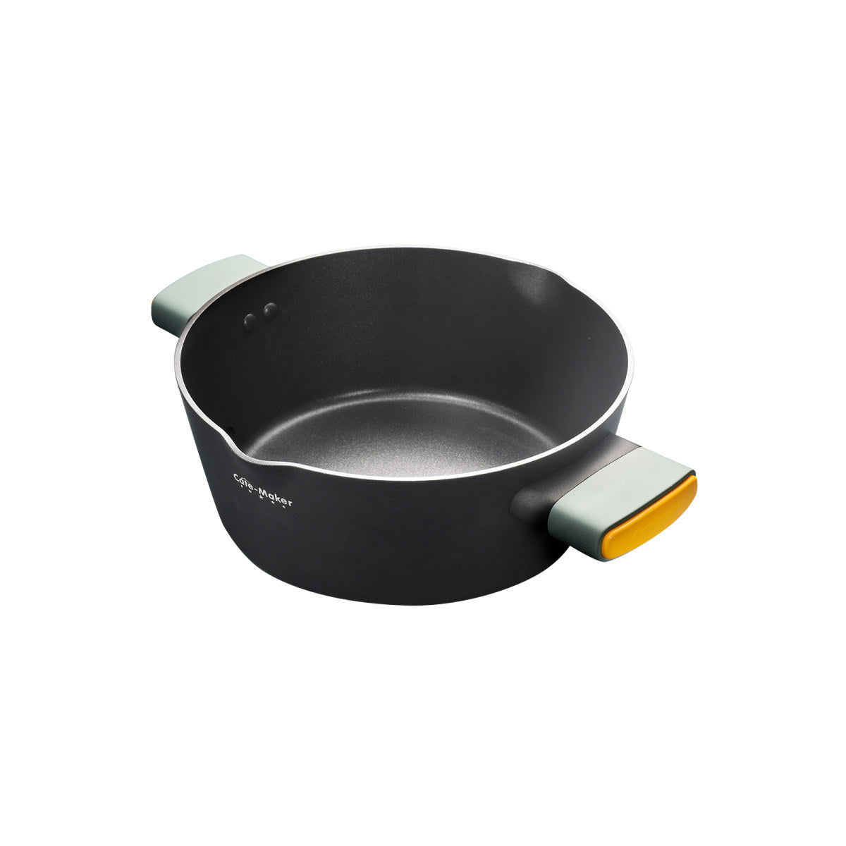 Nordic Starry Stone 24cm Black Non-stick Soup Pot - Minimalist Elegance for Your Kitchen-2