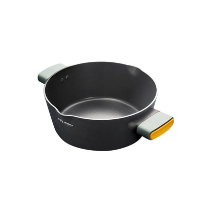 Nordic Starry Stone 24cm Black Non-stick Soup Pot - Minimalist Elegance for Your Kitchen-2