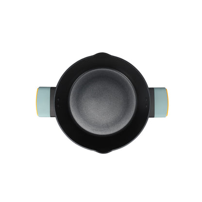 Nordic Starry Stone 24cm Black Non-stick Soup Pot - Minimalist Elegance for Your Kitchen-3