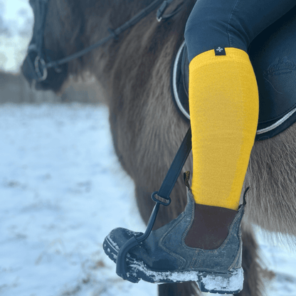 Ridstrumpa Allround Sunna Gul 75% Merinoull